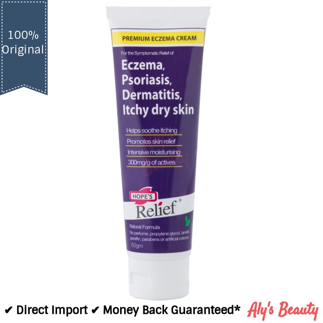 Hope S Relief Premium Eczema Psoriasis Dermatitis Treatment Cream 60g Shopee Malaysia