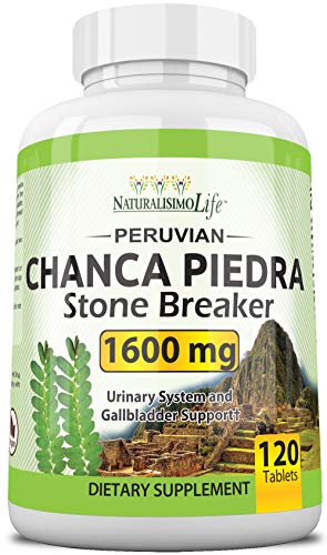 Chanca Piedra 1600 mg - 120 Tablets Kidney Stone Crusher Gallbladder from USA