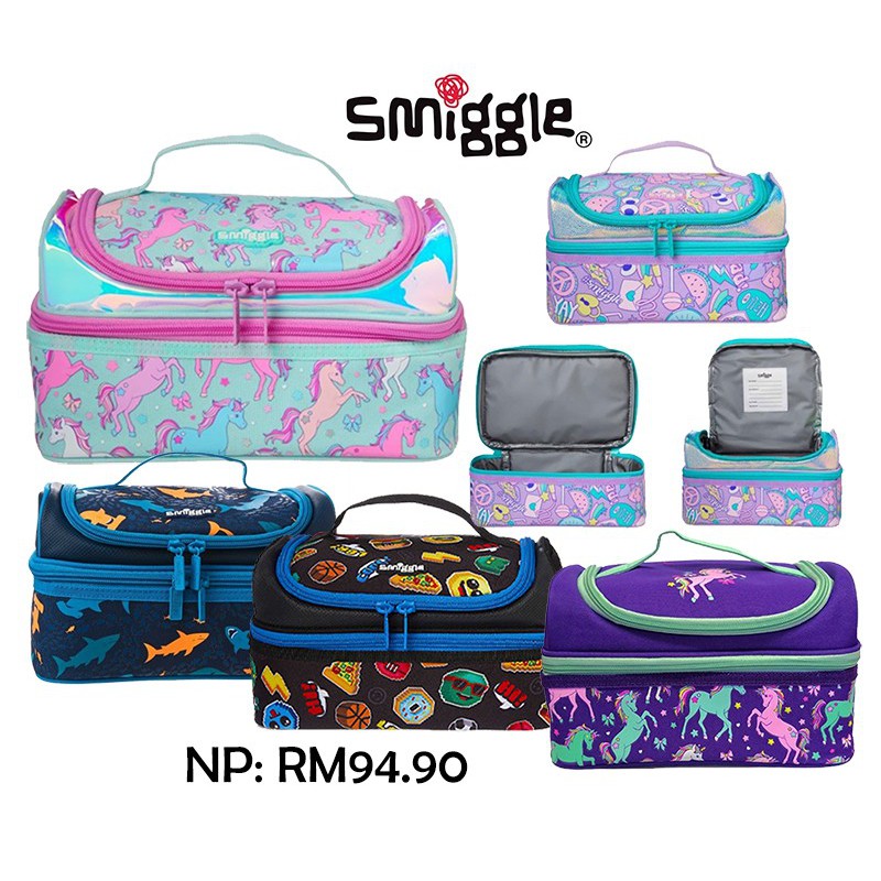 smiggle boys lunch bag