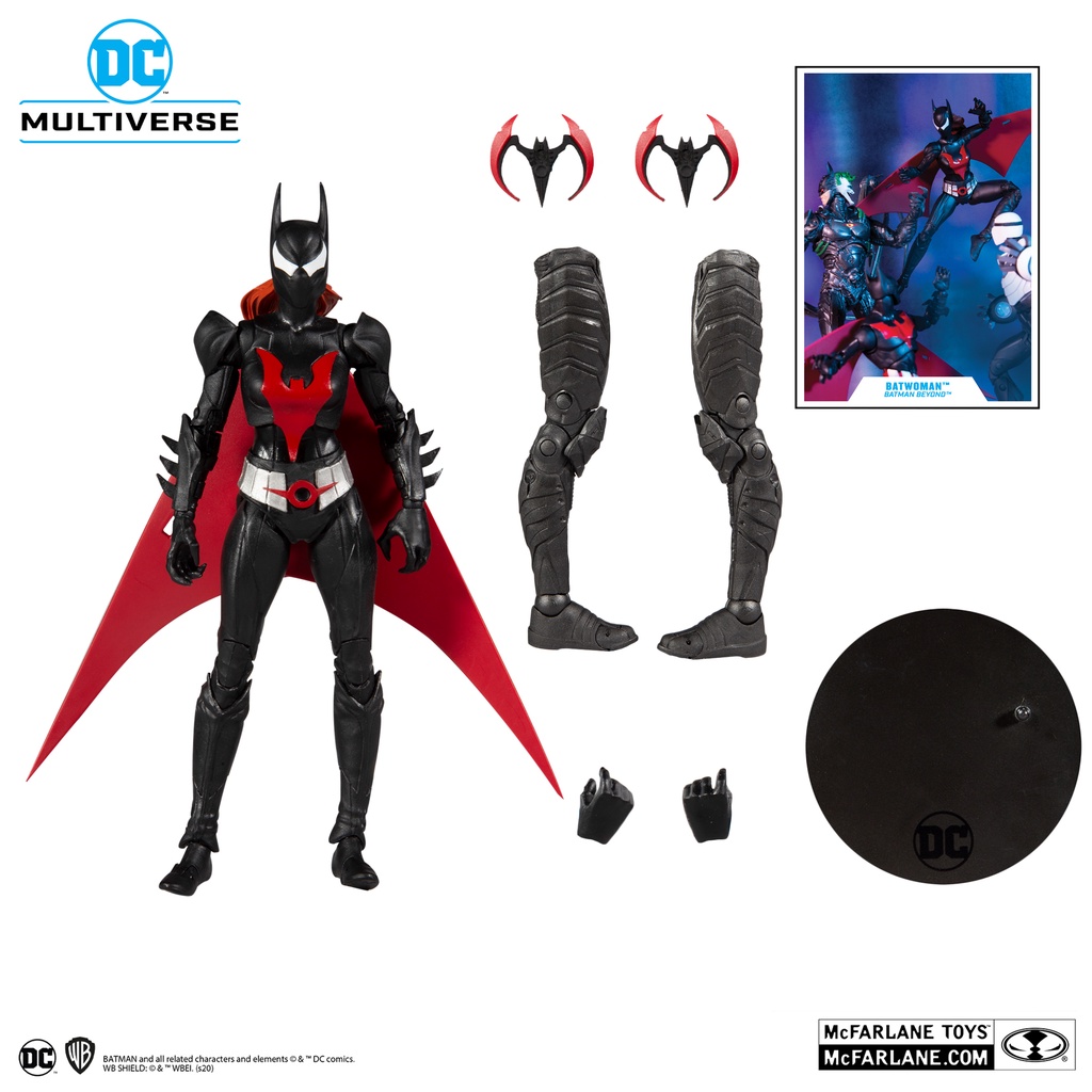 DC Multiverse Comic Inch Action Figure Batman Beyond Batwoman Unmasked ...