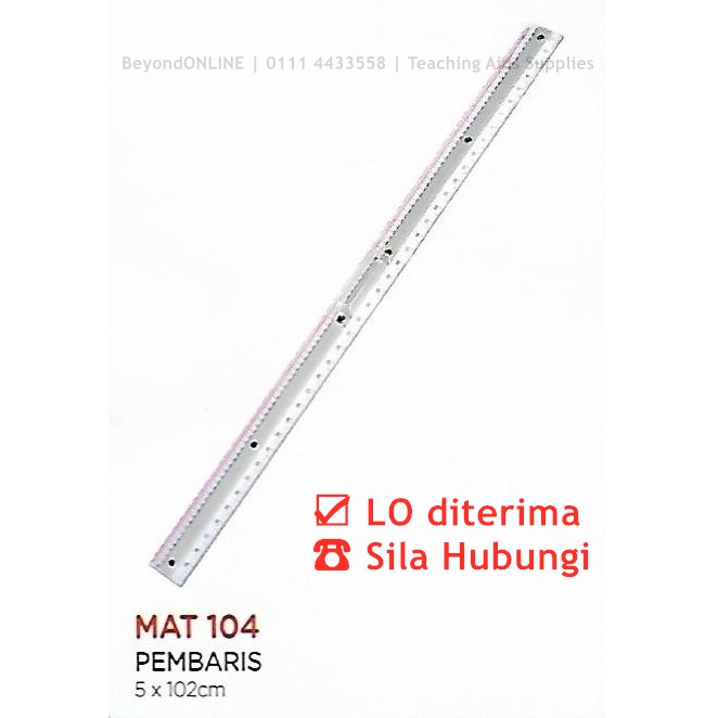 1 meter ruler