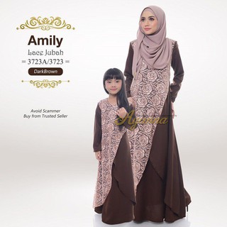 READYSTOK BAJU RAYA 2019 SET SEDONDON IBU ANAK JUBAH AMILY 