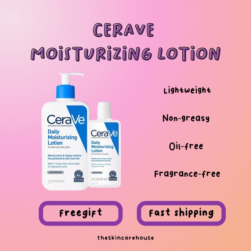 [READYSTOCK] Cerave Moisturizing Lotion (87ml/236ml/355ml/473ml