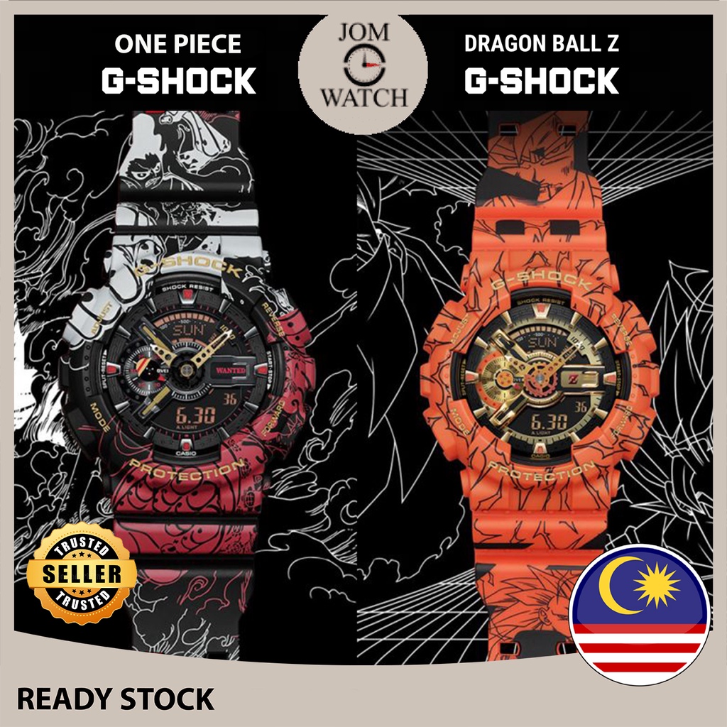 [Malaysia 3Year Warranty] CASIO GSHOCK One Piece Dragon Ball Men's Watch Waterproof Watch Sports Watch