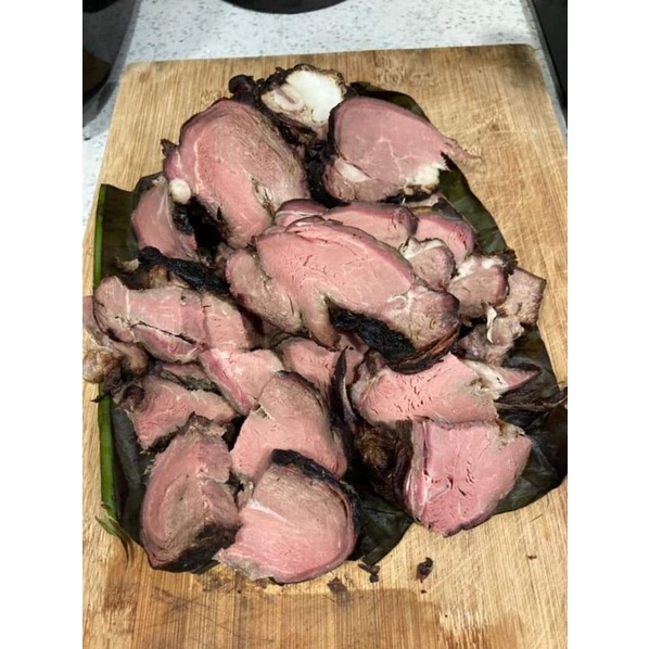 Daging Salai / Sinalau by Kak Jah (1Kg daging mentah iaitu sebelum salai) smoked Beef meat