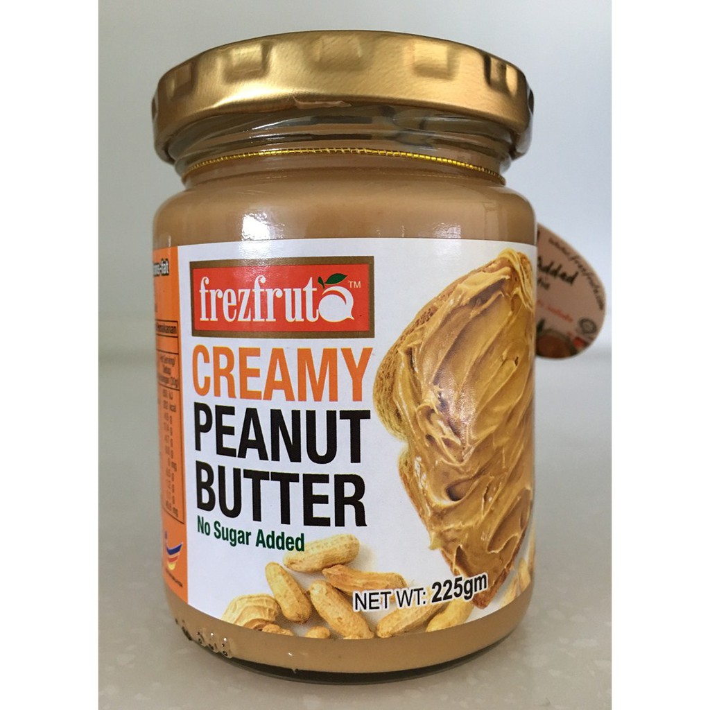 [NO Sugar, NO Trans Fat, NO Cholesterol] Creamy Peanut Butter 225gm Suitable for Diabetic