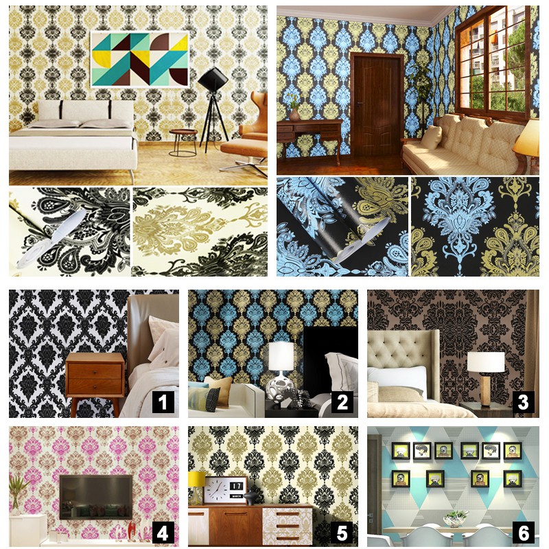 10 Meter Wallpaper Ready Stock Waterproof Self Adhesive 10 Meter Wallpaper Ready Stock Waterproof Self Adhesive