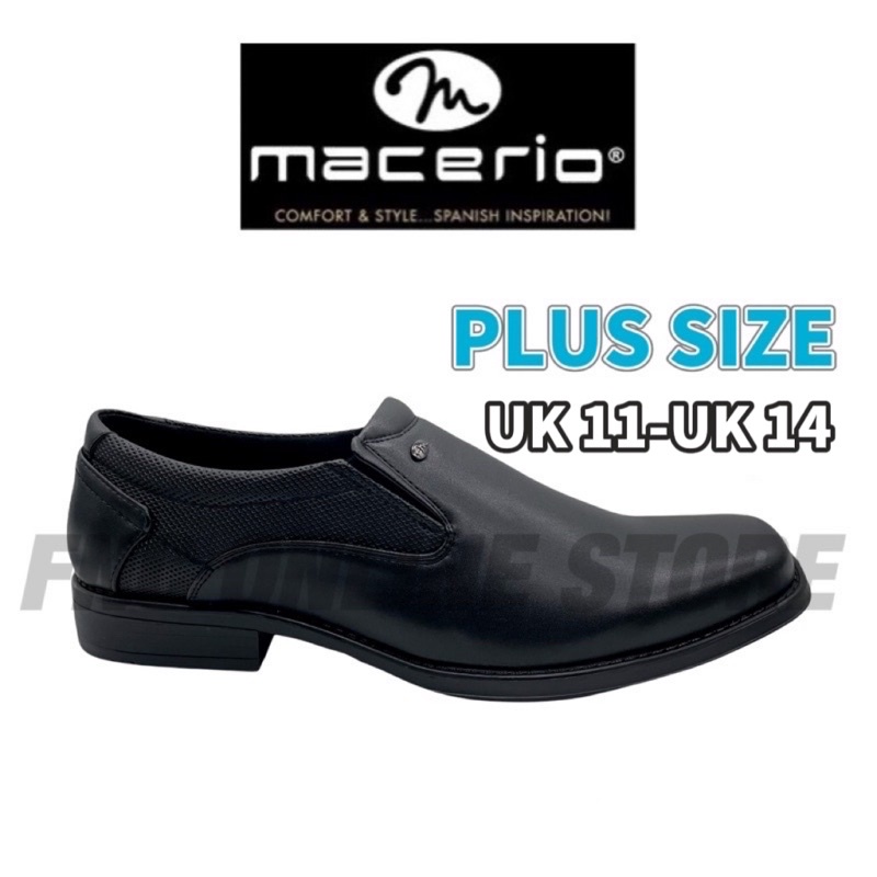 [Plus Size UK11-14] MACERIO Original Men’s Formal Shoes Office Shoes ...