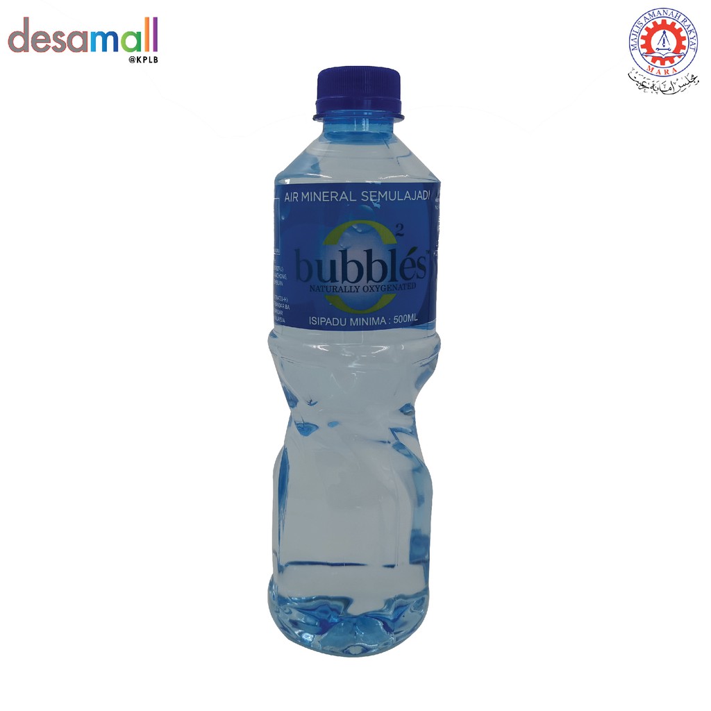 Bubbles O2 Air Mineral Semula Jadi 500ml Shopee Malaysia