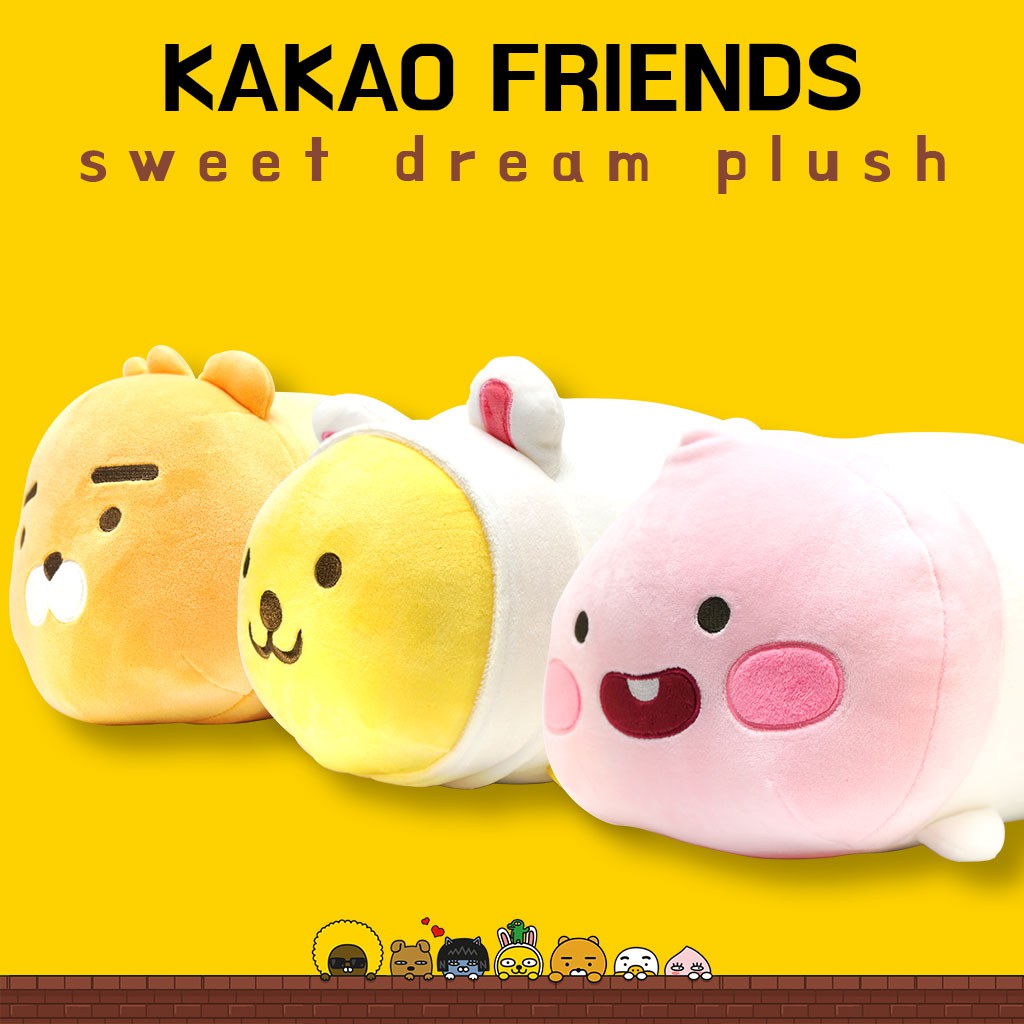 KAKAO FRIENDS OFFICIAL Sweet Dream Plush Little PILLOW(KOREAN STUFFED TOY)  | Shopee Malaysia