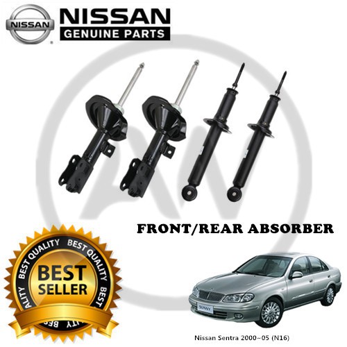 Original Nissan Sentra N16 Front Rear Shock Absorber 1 Pair Lh Rh Shopee Malaysia