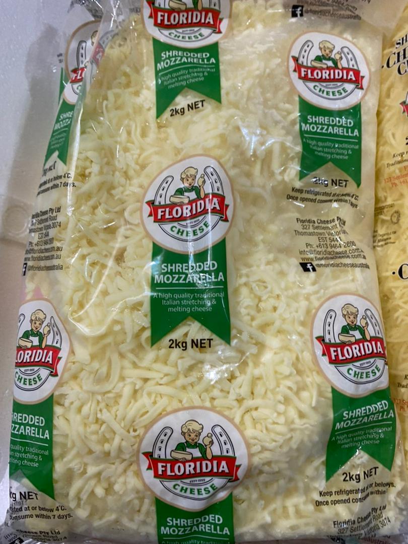 Floridia Cheese Mozzarella Shredded 200g (Halal) By Azim Bakery