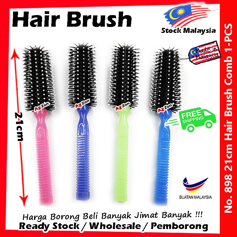 Round Hair Brush / Rolling Hair Brush / Round Hair Comb #40mm #Rolling # Round #Hair #Brush #Comb #JBC #898 | Shopee Malaysia