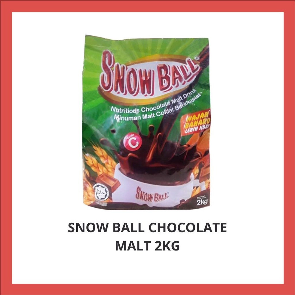 SNOW BALL CHOCOLATE MALT DRINK 2KG Shopee Malaysia