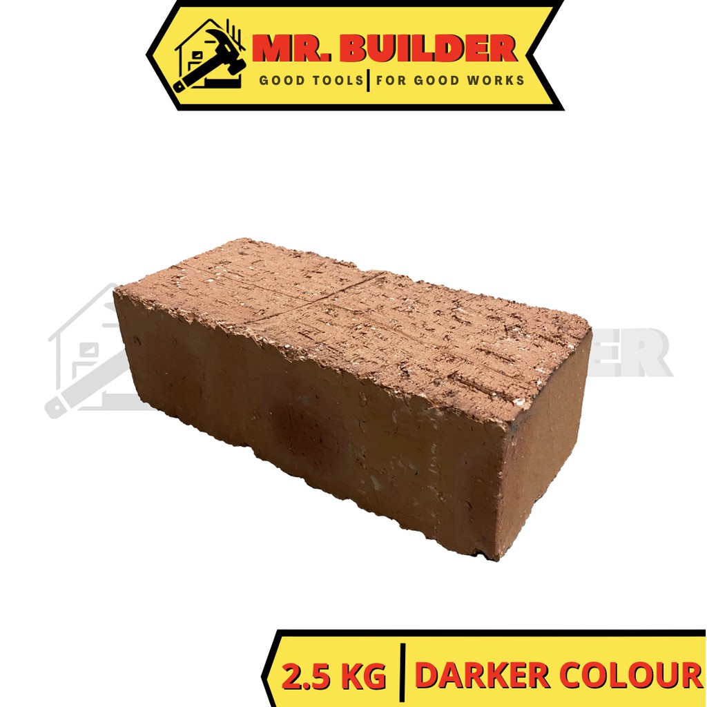 Mr Builder Common Bricks Darker Colour Batu Bata Merah Shopee Malaysia