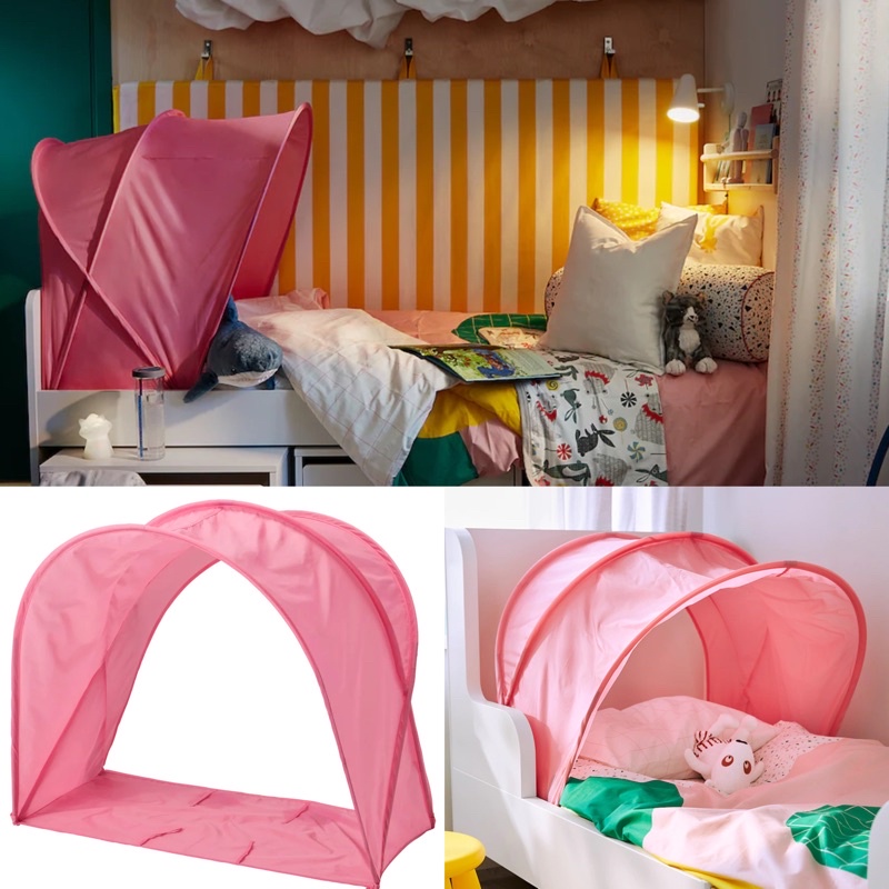 Ikea Sufflett Bed Tent Pink 708090 Shopee Malaysia 2067