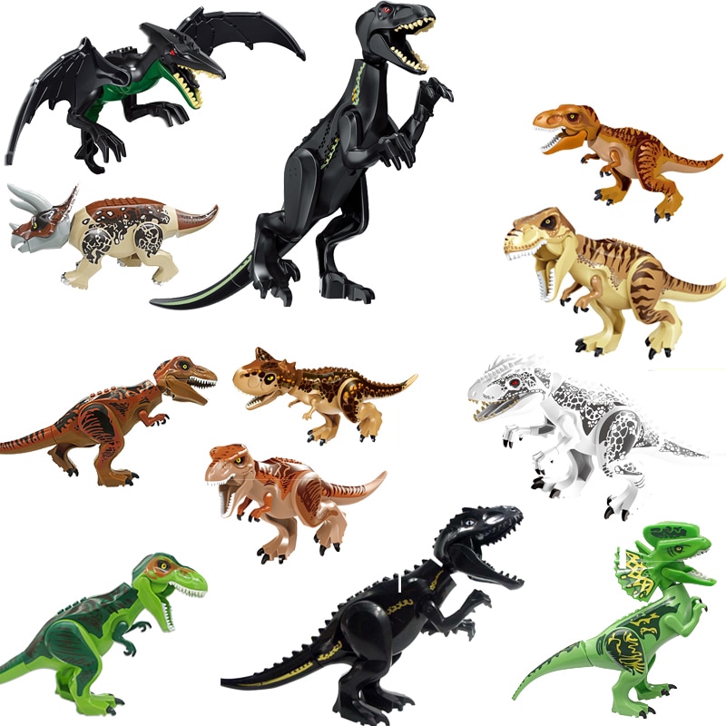jurassic world lego dinosaur figures