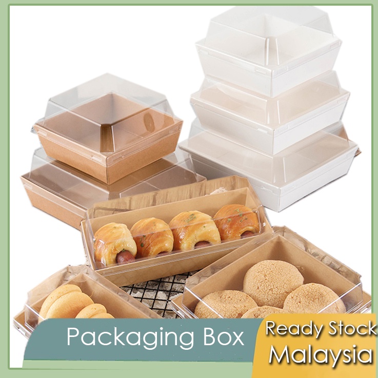 Dessert Cake Box Food Packaging Sandwich Box. Shopee Malaysia