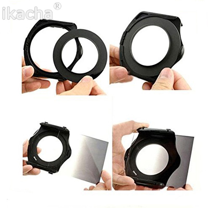 55mm Ring Adapter Hood for Cokin P Series System Holder Full ND8 Square Filter 