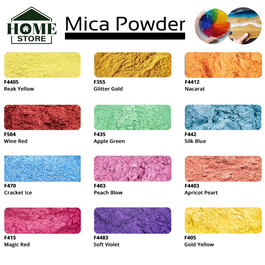 Mica Pearlescent Pigment Powder For Epoxy Resin / Cosmetics / Crafts
