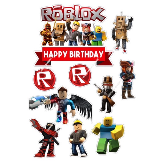 roblox-cake-topper-topper-kek-birthday-cake-high-quality-paper-shopee