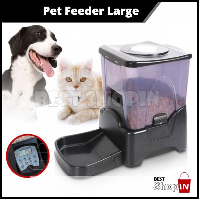 Pet Automatic Food Dispenser Large Pet Feeder Programmable 10l