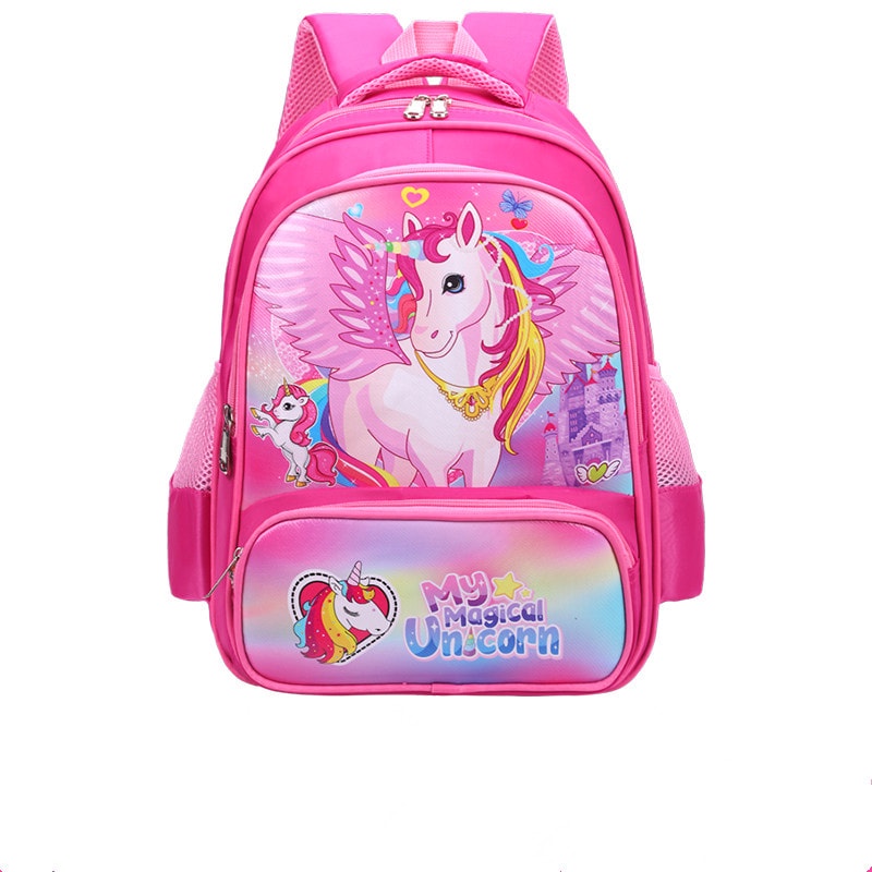 Primary School Bag Cute Cartoon Boy Girl kids children backpack \ Beg ...