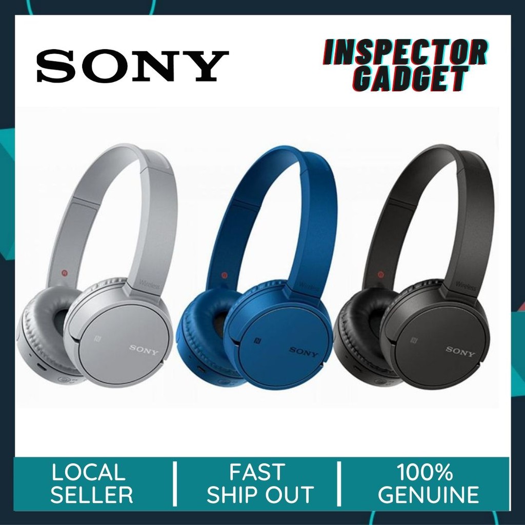 Sony Wh Ch500 Bluetooth Wireless On Ear Headphones With Microphone Shopee Malaysia
