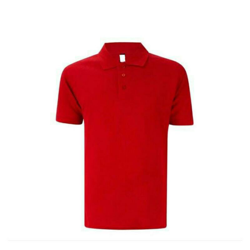 Men S Red Plain Polo Shirt Sport Short Sleeve Collar Baju T Shirt Merah Lelaki Kosong Sukan Kolar Lengan Pendek Shopee Malaysia