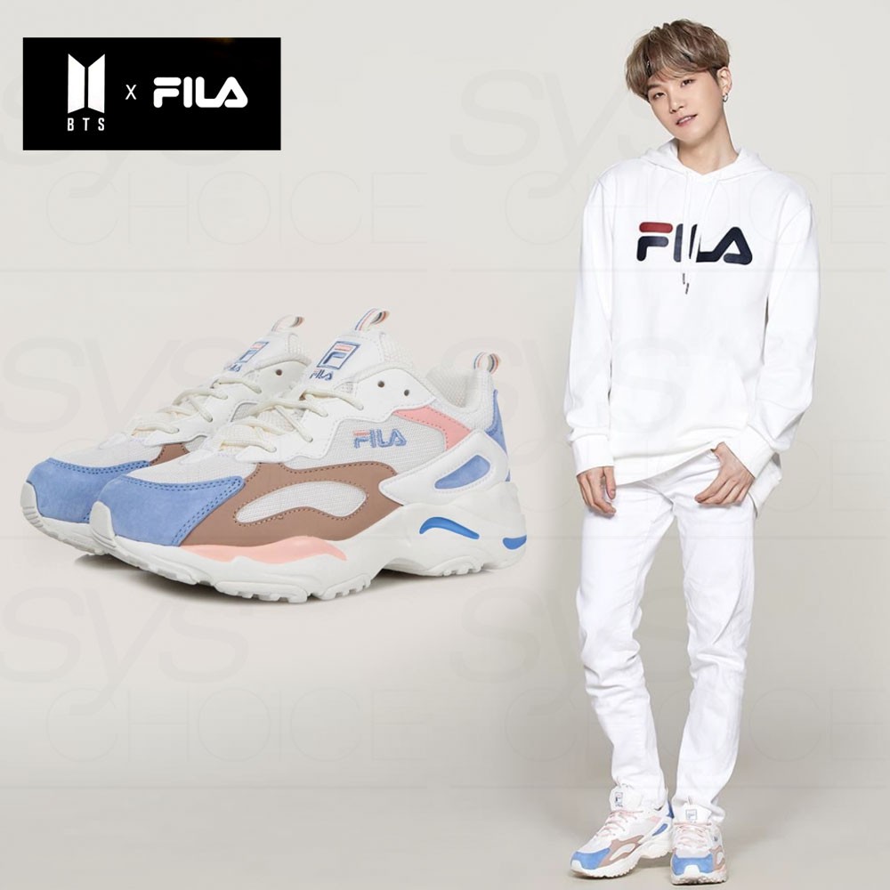 bts wearing fila shoes