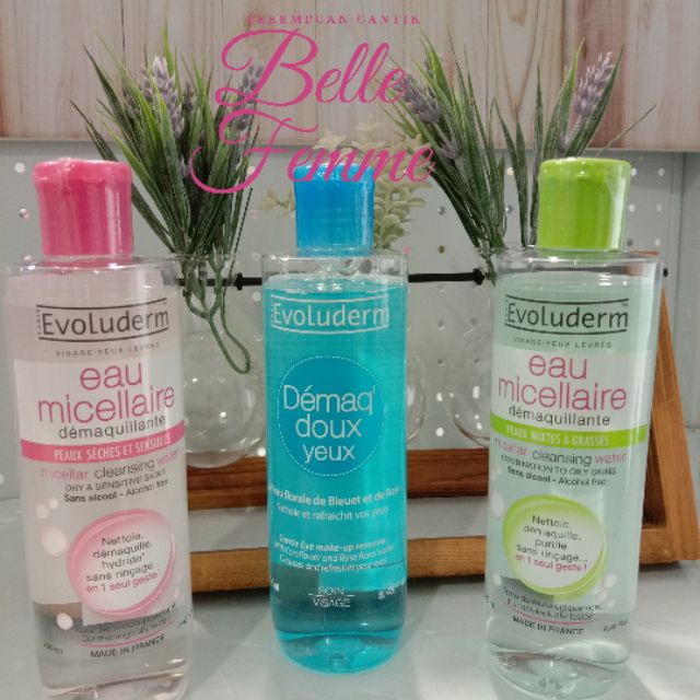 evoluderm micellar water