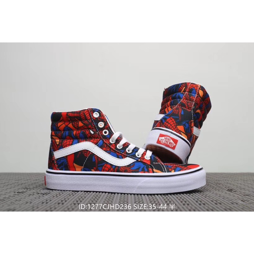 spider man high top vans