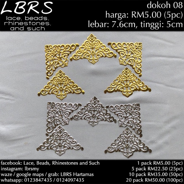 Buy Dokoh Besi Jahit Gold Silver Seetracker Malaysia
