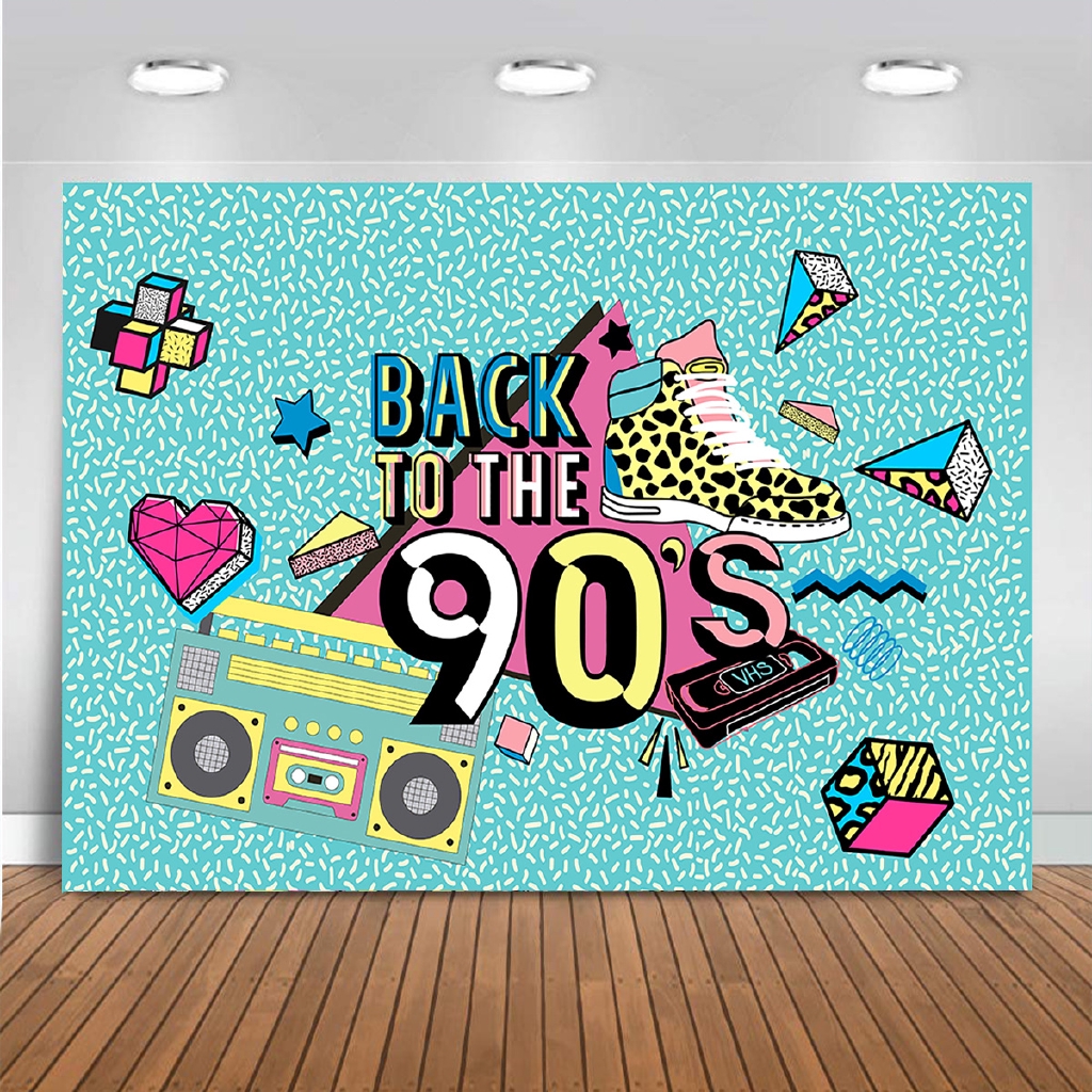 Mehofoto 90s Backdrop Hip Hop Graffiti Background Back To 90s