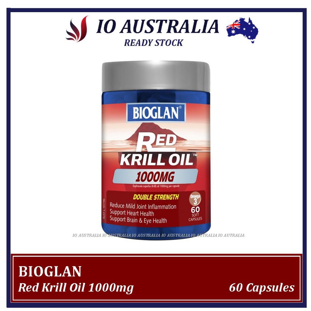 Bioglan Red Krill Oil 1000mg 60 Capsules Shopee Malaysia