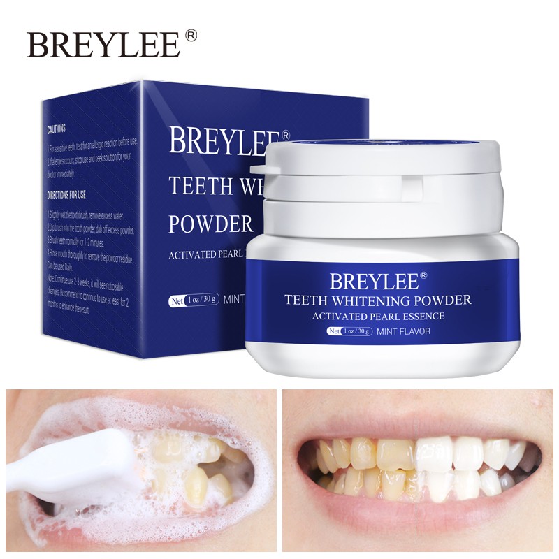 Hardware Build BREYLEE Teeth Whitening Powder Toothpaste Dental Tools White Cleaning Oral Toothbrush Gel Remove Plaqu...