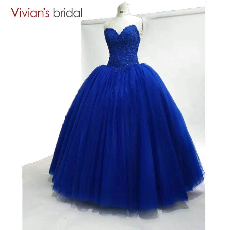royal blue ball gown