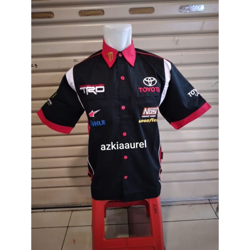 KEMEJA Toyota Automotive Uniform Shirt Embroidered Shirt Shopee Malaysia