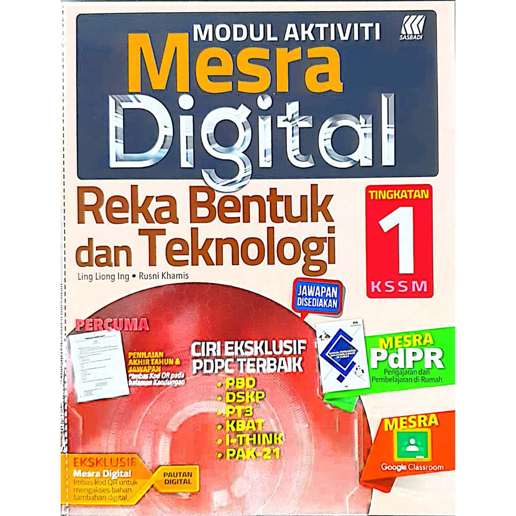 Modul Aktiviti Integrasi Digital Kssm Tingkatan 1 Sasbadi Shopee Malaysia