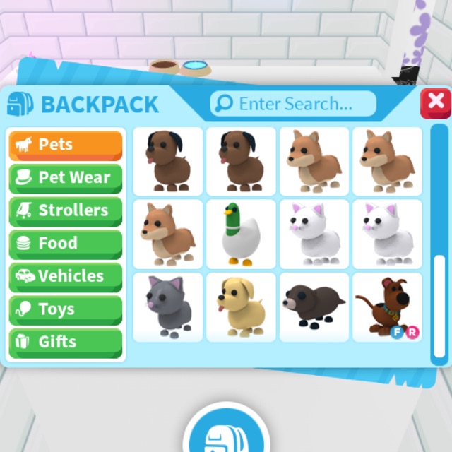 roblox adopt me all common pets