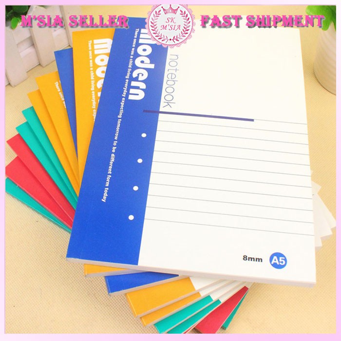A5 Size Exercise Book Notebook Printed Line School and Tuition Use