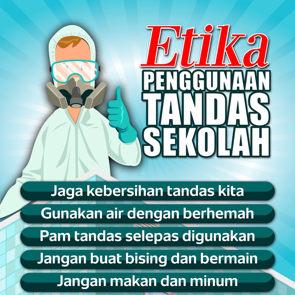 Poster Untuk Tandas Sekolah Etika Pengunaan Tandas Sekolah Shopee Malaysia