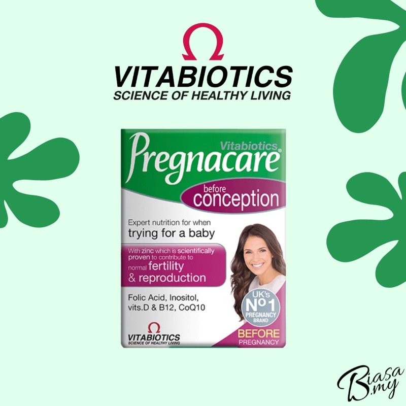 Readystock Vitabiotics Pregnacare Conception 30 Tablets Shopee Malaysia
