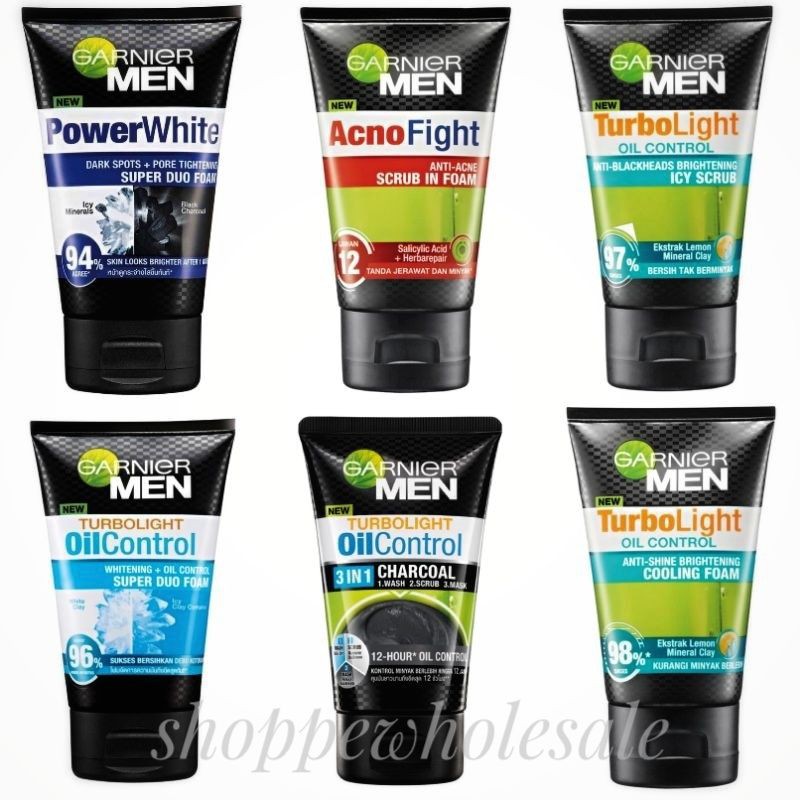 GARNIER Men Face Wash 100ml | Shopee Malaysia