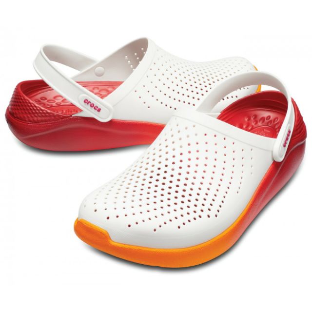 crocs literide white