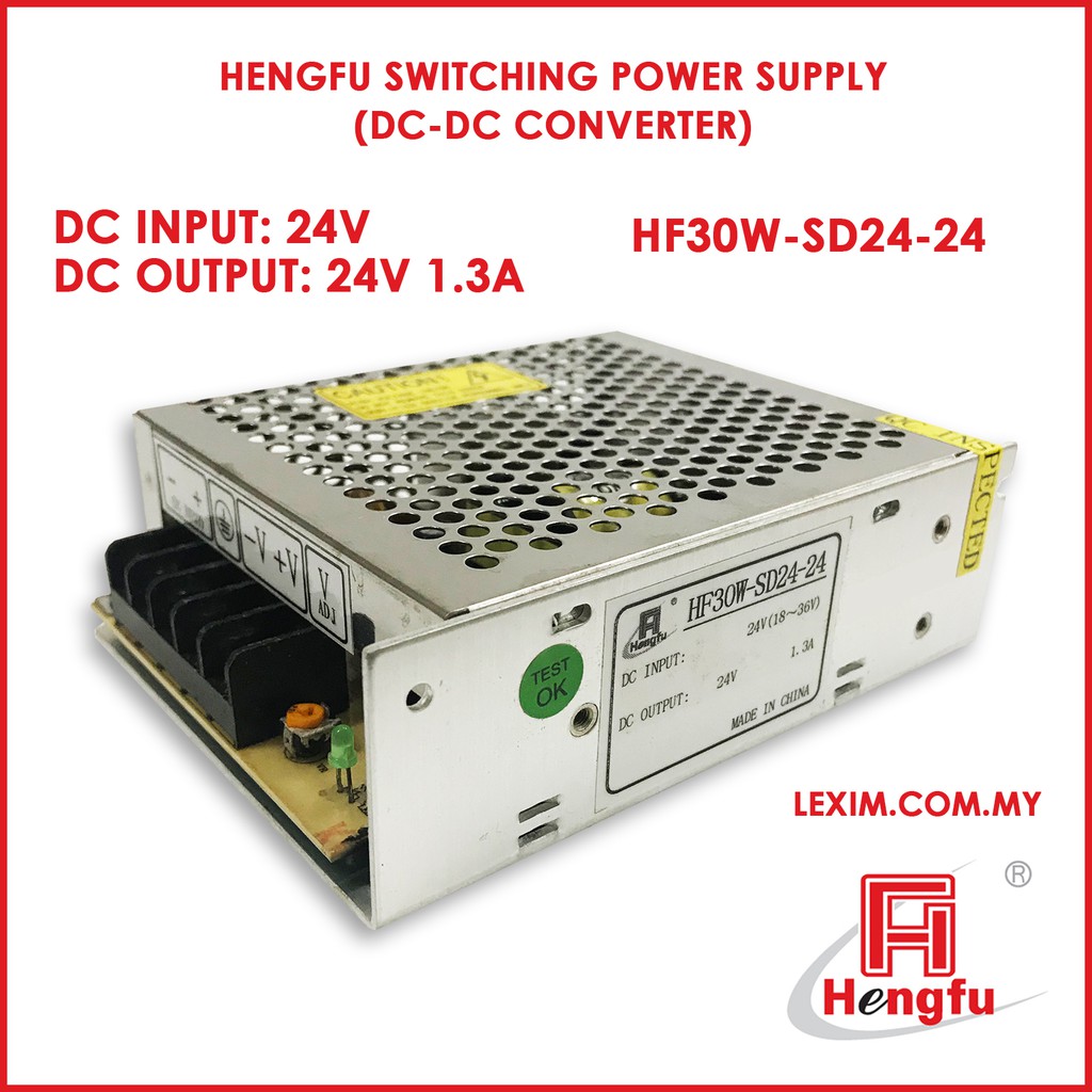 HF30W-SD24-24 HENGFU 30W DC-DC Converter Input 24V DC Output 24V DC ...