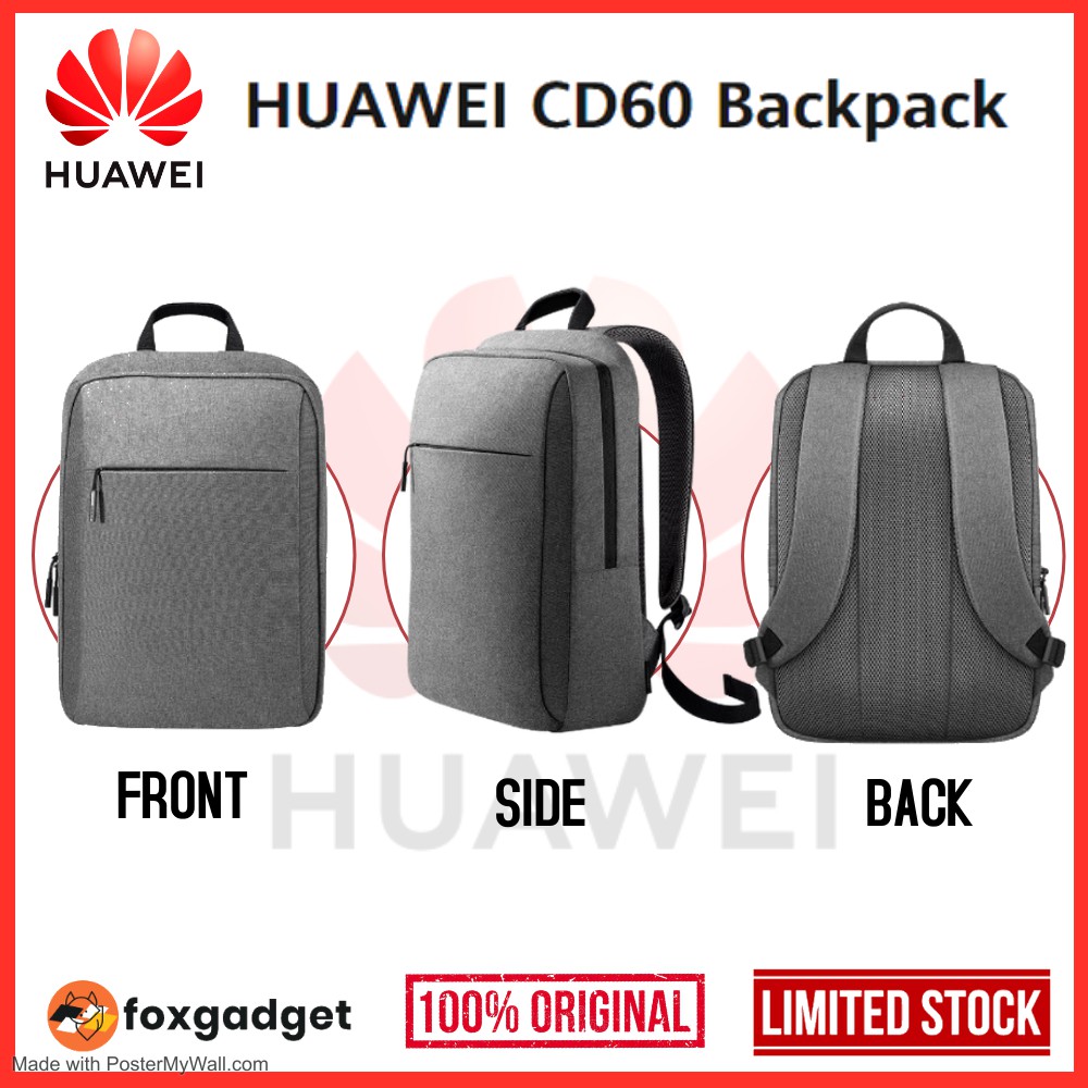 Huawei  Backpack (CD60) - 100% Original Backpack - Limited Stock - Ready Stock