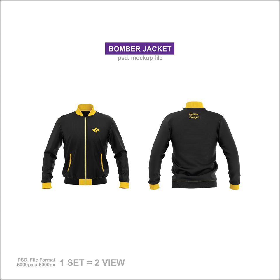 Download Mockup Jaket Bomber Photoshop Shopee Malaysia