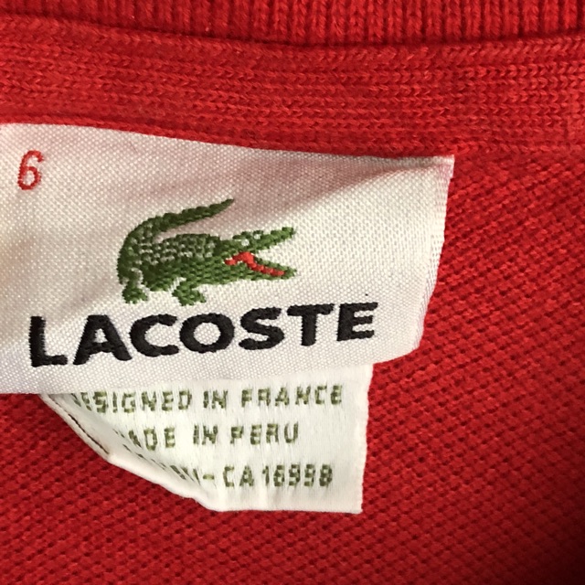 lacoste made in