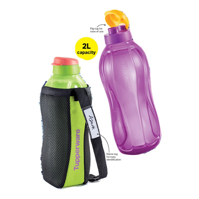 Tupperware Giant Eco Bottle (1) 2L without Pouch Green ...